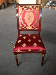 GV841s with the Madeira Red Fabric. Small Pattern on Seat and Large Pattern on Back.
